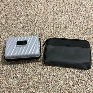 TUMI hard and soft cosmetic/travel cases